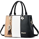 SiMYEER Purses and Handbags for Women Leather Tote Shoulder Bag Medium Satchel Purse Top Handle Bags for Ladies