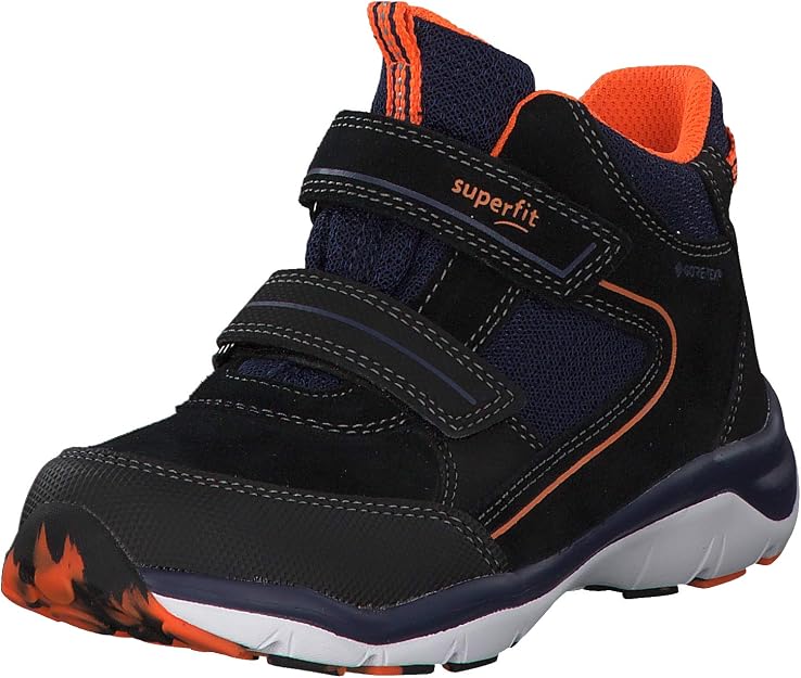 Lurchi Jungen Sneaker Dino-tex (hoch) – Wasserdichte Klett-Sneaker Mit Dino-Design & Fleecefutter