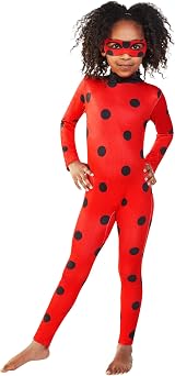 Rubies Official Miraculous Ladybug Kids Costume Large 7-8 with Eyemask view 4