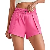 G4Free Athletic Running Shorts for Women 2 in 1 Flowy Mid Rise Quick Dry Workout Summer Shorts for Tennis with Liner
