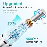 COSLUS C42 Cordless Nail Drill with Stepless Speed Control, 6 Bits Kit view 2