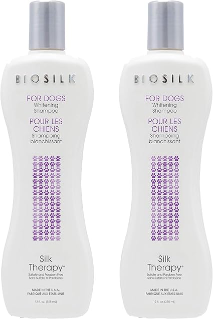 biosilk dog whitening shampoo