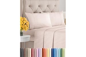 Queen Size 4 Piece Sheet Set - Extra Soft, Breathable & Cooling - Hotel Luxury Durable Bed Sheets for Women & Men - Deep Pock