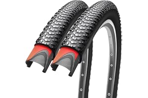 VESPETON 26/27.5/29 x2.10 inch Bike Tires Pair Mountain Bike Tires 60 TPI Foldable Kevlar High Grade Made Bicycle Tires Pack of 2