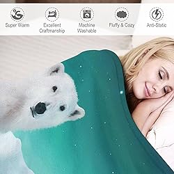 citari Polar Bear Blanket Polar Bear Gifts for
