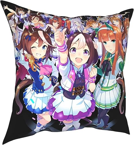 Amazon Co Jp ウマ娘 クッションカバー 座布団カバー 枕カバー 抱き枕カバー アニメ 装飾枕カバー 柔らかい 部屋 ソファ背当て 北欧 可愛い おしゃれ インテリア 寝具 45x45cm ホーム キッチン