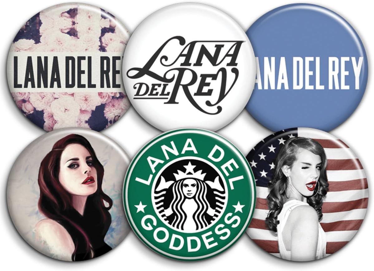 Lana Del Rey - Button Badges (Set of 6)