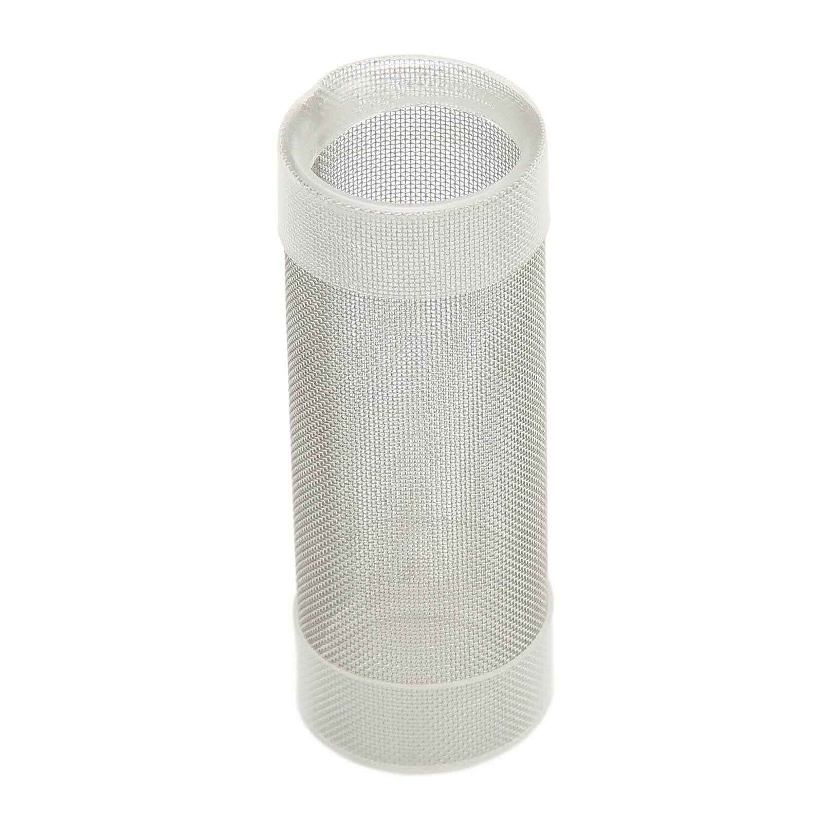 Pssopp Stainless Steel Aquarium Filter, Fine Pores Fish Tank Intake Strainer Filter Cover for Preventing Fish Shrimp Inhalation (L)