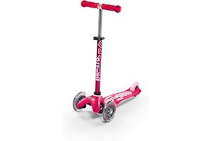 Micro® | Mini Micro Deluxe Scooter 3 Wheels Kids | The Original | Height Adjustable Handlebar and Removable with a Click | St
