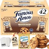 PRIME GRADE Famous Amos Chocolate Chip Cookies, 42ct of 2oz Bags, Bundle Vaule Box
