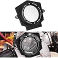 NICECNC Black Aluminum Alloy Full Clear Cam Shaft Cover Compatible with Yamaha Raptor 700 2006-2023, 700R 2011-2023, 700R SE 2014-2023, Replacement for 1S3-11185-00-00, 1S3-11185-10-00