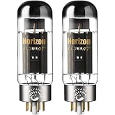 PSVANE Horizon Series EL34-AT Vacuum Tubes, 6CA7 Power Tubes, Matched Pair | Power Pentode | Power Tube for Amplifiers