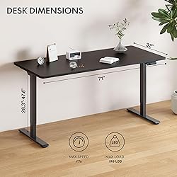 FLEXISPOT 71 x 32 Inch Dual Motor Standing