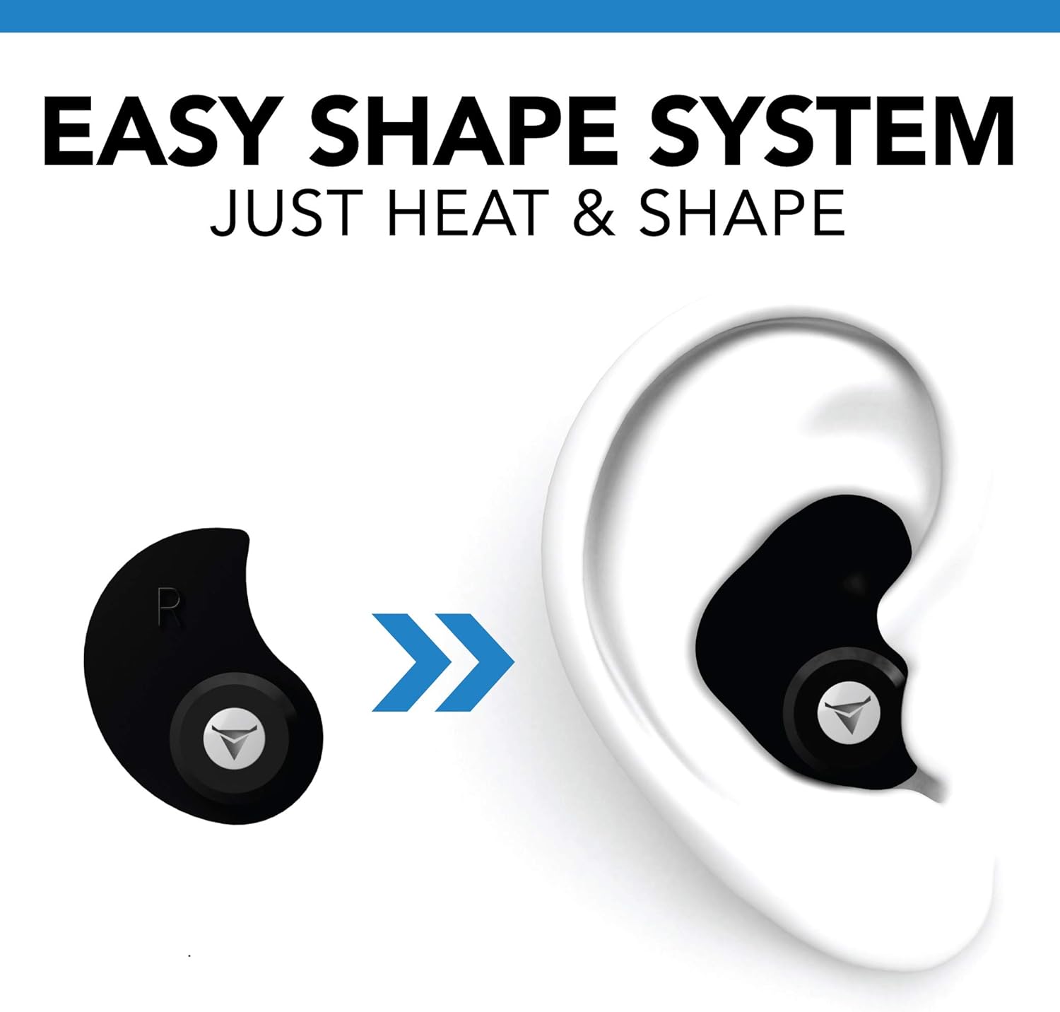 Decibullz - Custom Molded High Fidelity Earplugs - Hearing Protection for Musicians, Concertgoers, and Sensory Disabled - Black: Health & Personal Care