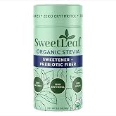 SweetLeaf Organic Stevia Powder Shaker Jar, Sugar Free - 3.2 Oz, 1 Pack | Zero Calorie Sweetener No Erythritol, Stevia Leaf Extract, Natural Sugar Substitute for Coffee &amp; Baking