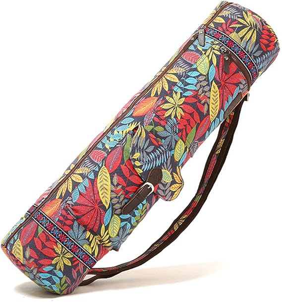 N\A Übungs-Yogamatten-Tragetasche, Canvas-Tasche Mit Durchgehendem