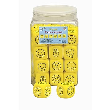 Koplow Games KOP18299 Emotions Dice Learning Aid