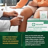 Value Aid Adhesive Wound Dressings 8.6cm x 6cm Box of 25 view 7