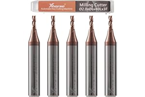 Xhorse Original 2.0mm Milling Cutter for Condor XC-Mini Plus/Plus II/XC-002 and Dolphin XP005/XP005L/XP007 Key Cutting Machine(2.0mm)