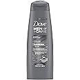 DOVE MEN + CARE Men+Care Shampoo for HealthyLooking Hair Charcoal Clay Naturally Derived Plant Based Cleansers , Fresh, 12 Ou