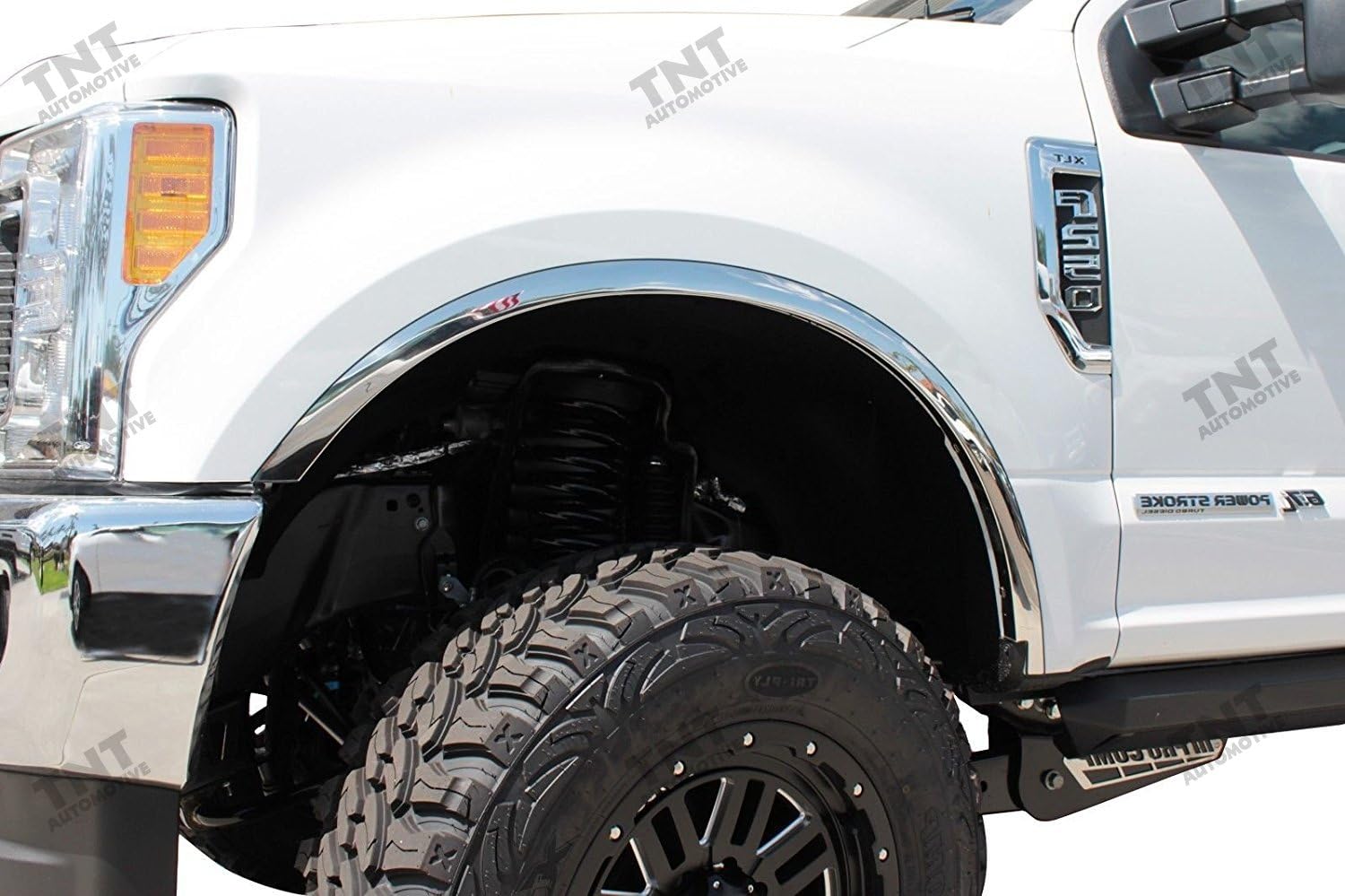 Matte Black Stainless Steel Fender Trim 2018 Ford F150 Carrichs