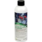 TotalPond Pond Blue Liquid Water Treatment, Pond Dye for Beautiful Blue Water, Shade Water from UV Rays, Safe for Fish, Plants &amp; Wildlife, 8 oz / 237 ml