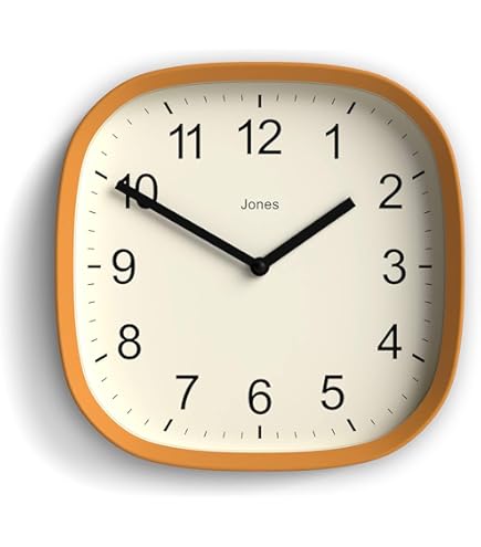 Amazon.com: JONES CLOCKS® Marvel Wall Clock | Modern Retro Rounded