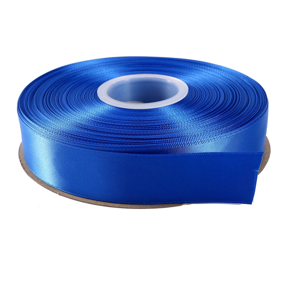 ITIsparkle 25mm Double Faced Satin Ribbon 45 Meters-Roll Set for Gift Wrapping Scrap Books Party Favor Hair Braids Baby Shower Decoration Floral Arrangement Craft Supplies, Royal Ribbon