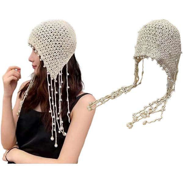 Women Girls Winter Handmade Crochet Knitted Beanie Hat Cute Tassel