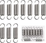 VooGenzek 10 x 1.5mm x 12mm x 47mm Stainless Steel Extension Spring with Dual view 1