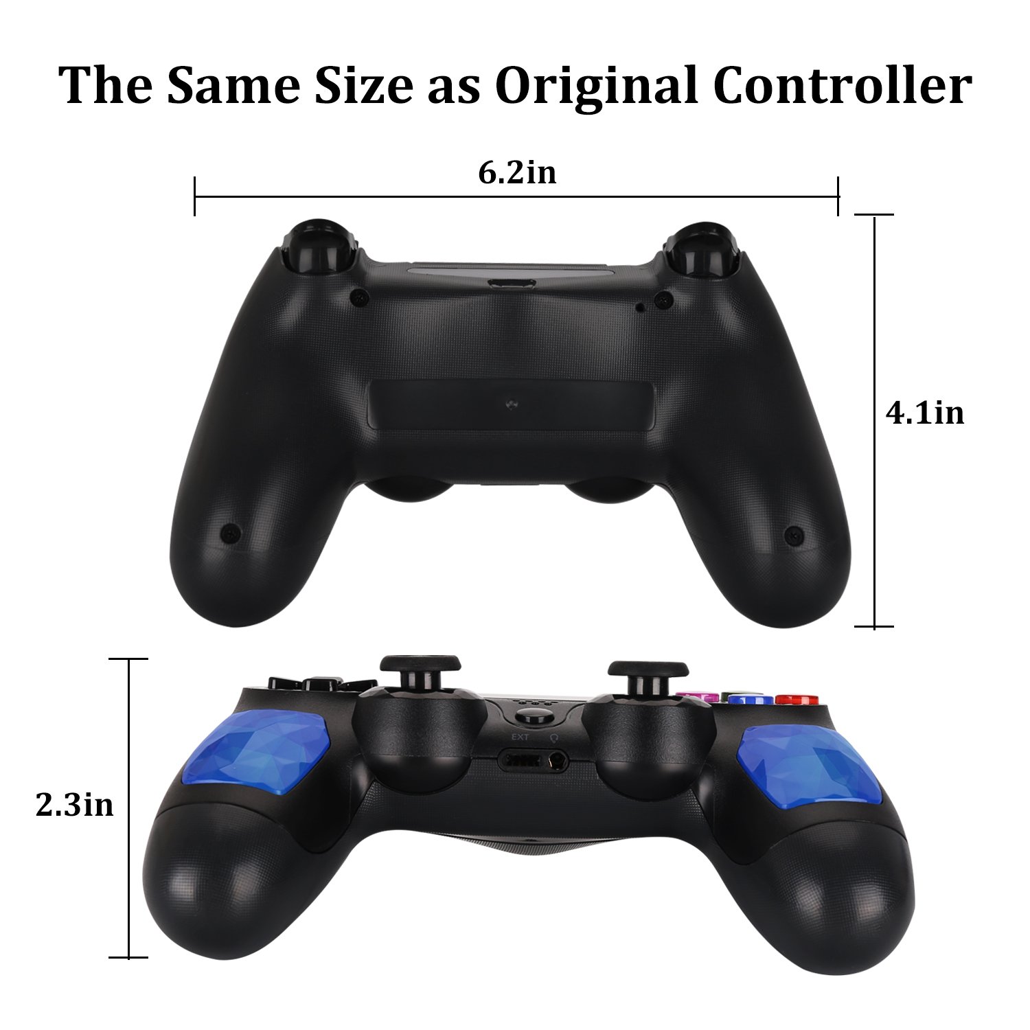 PS4 Controller Wireless Joysticks Dual Shock 4 Game Remote,Bluetooth