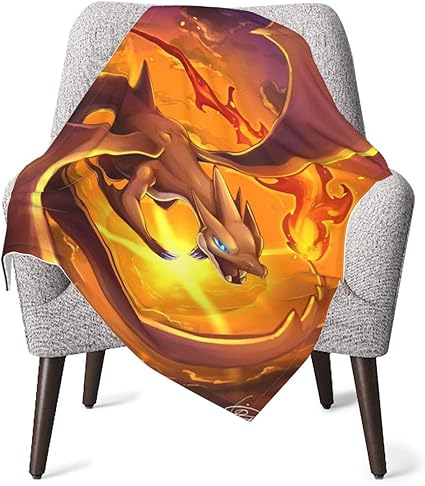 Amazon リザードン ブランケット ひざ掛け ベビーケット 膝掛け 肩掛け ハーフケット 毛布 冷房対策 かわいい おしゃれ 軽量 アニメ キャラクター グッズ 雑貨 洗える アウトドア ベビー キッズ １０１ ７６cm 並行輸入品 ひざ掛け ハーフケット オンライン通販