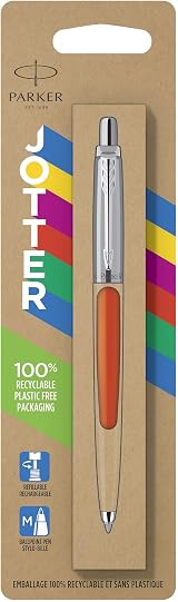 Parker Jotter Originals Ballpoint Pen Classic Orange Finish Medium Point Blue view 2