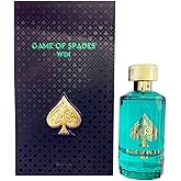 Jo Milano Game of Spades Win Parfum Spray | 3.4 oz (100ml) | Fresh, Floral, Musk, Sweet, Amber, Vanilla Scent | Long Lasting Fragrance for Men and Women (Unisex)