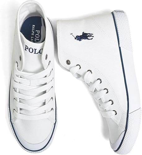 Amazon ポロ ラルフローレン Polo Ralph Lauren スニーカー Harrison Low ハリソンロー Rfs Rfs コットン キャンバス地 ハイカット Polo Ralph Lauren ポロラルフローレン シューズ バッグ