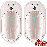 AI Hand Warmers Rechargeable 2 Pack, 6000mAh Electric Pocket Heater with 20H Heating, 3 Levels, Snap-On 2-in-1 Design, Winter Gift for Men & Women, Hiking, Hunting, Outdoor