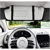 LronSafex Sun Visor Extender for Car, Polarized Sun Glare Visor Extension, Universal Fit Auto Sunshade Blocker for UV Protection, Easy to Install