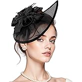 Fascinators Hats for Women Kentucky Hat Derby Tea Party 2026 Pillow Top for Wedding Cocktail Headwear