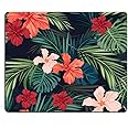 pingpi Pretty Mouse Pad Custom,Tropical Plants Flowers in The Palm Trees Banana Leaves Mouse Pad