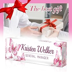 Custom Office Name Plate for Desk - Desk Name Plate