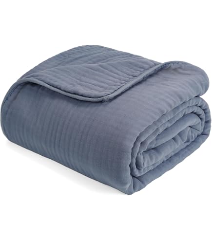 Meadow Park Super Soft Cotton Jersey Bed Blanket - King Size 104"x96", Medium Weight (Ivory)