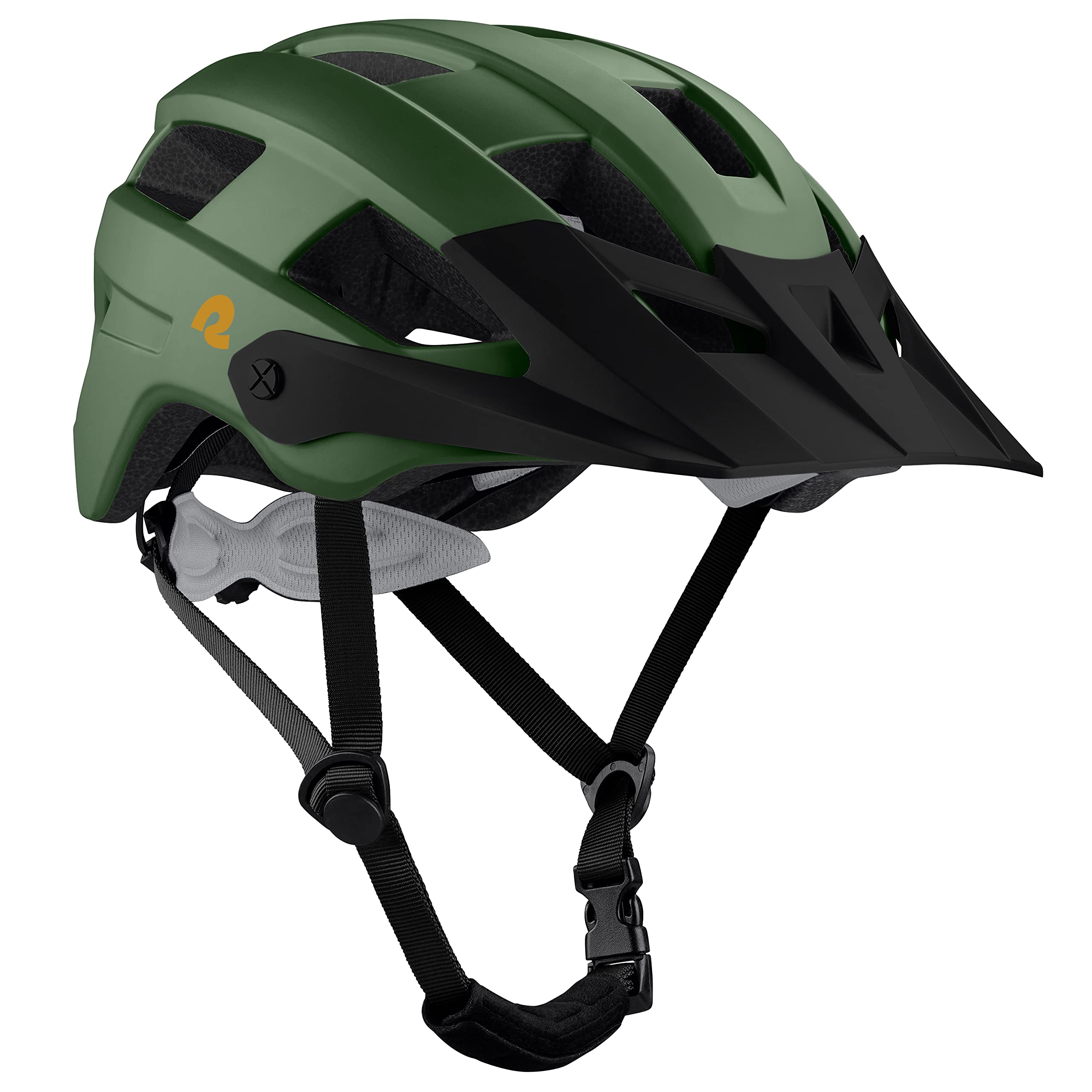 Retrospec Rowan Mountain Bike Helmet for Adults - MTB Style with Removable Visor and EPS Foam Interior for Men & Women – Adjustable Size, Lightweight & Breathable