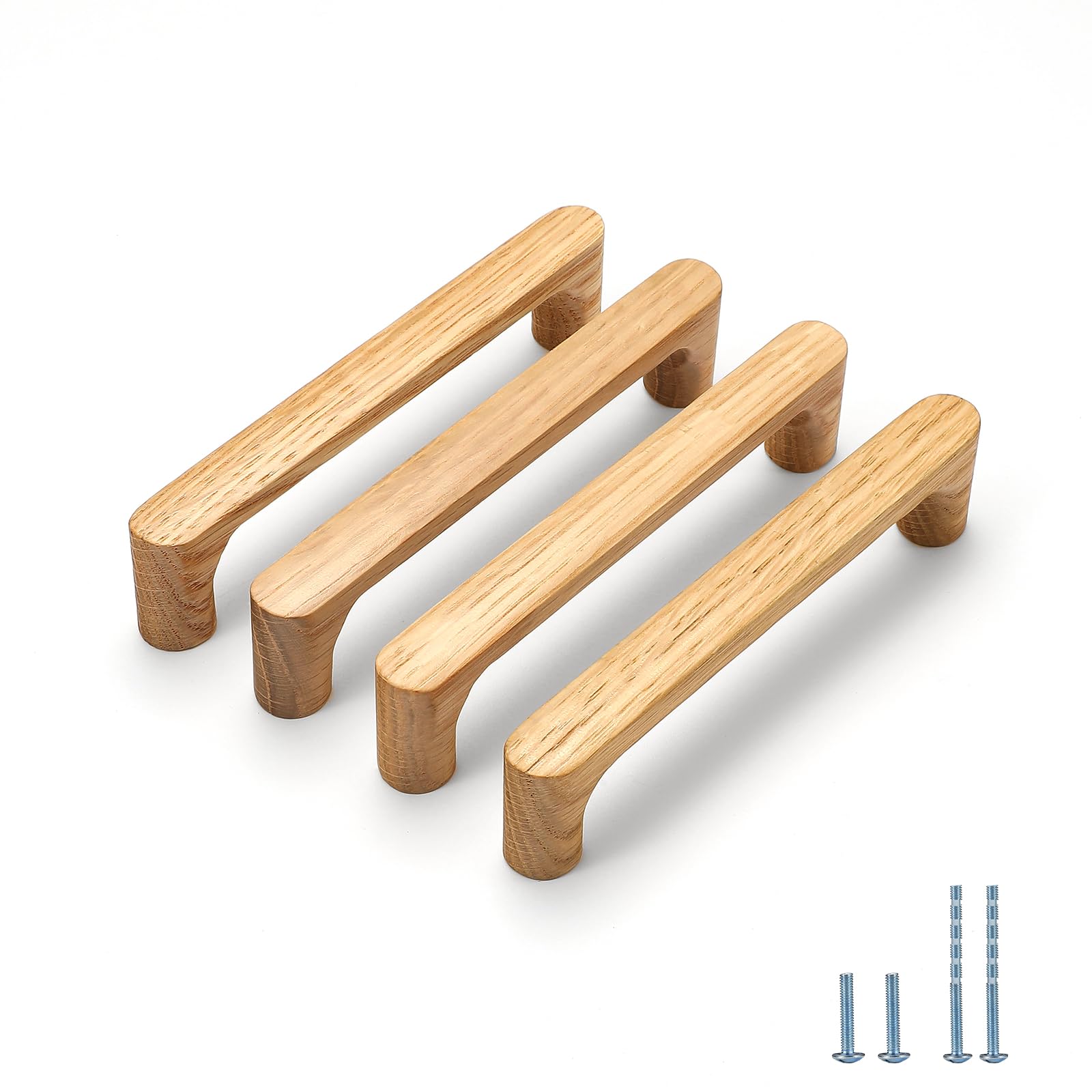 Evionlin Burlywood Round 7-1/2in 4 pcs Wooden