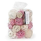 ANDALUCA Pink Decorative Balls Bowl Filler Orbs