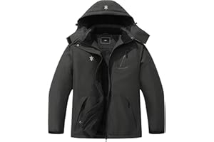 KAIDER Women's Plus Size Waterproof Ski Jacket Winter snow outdoor warm hooded raincoat Mountain Windbreaker Coat