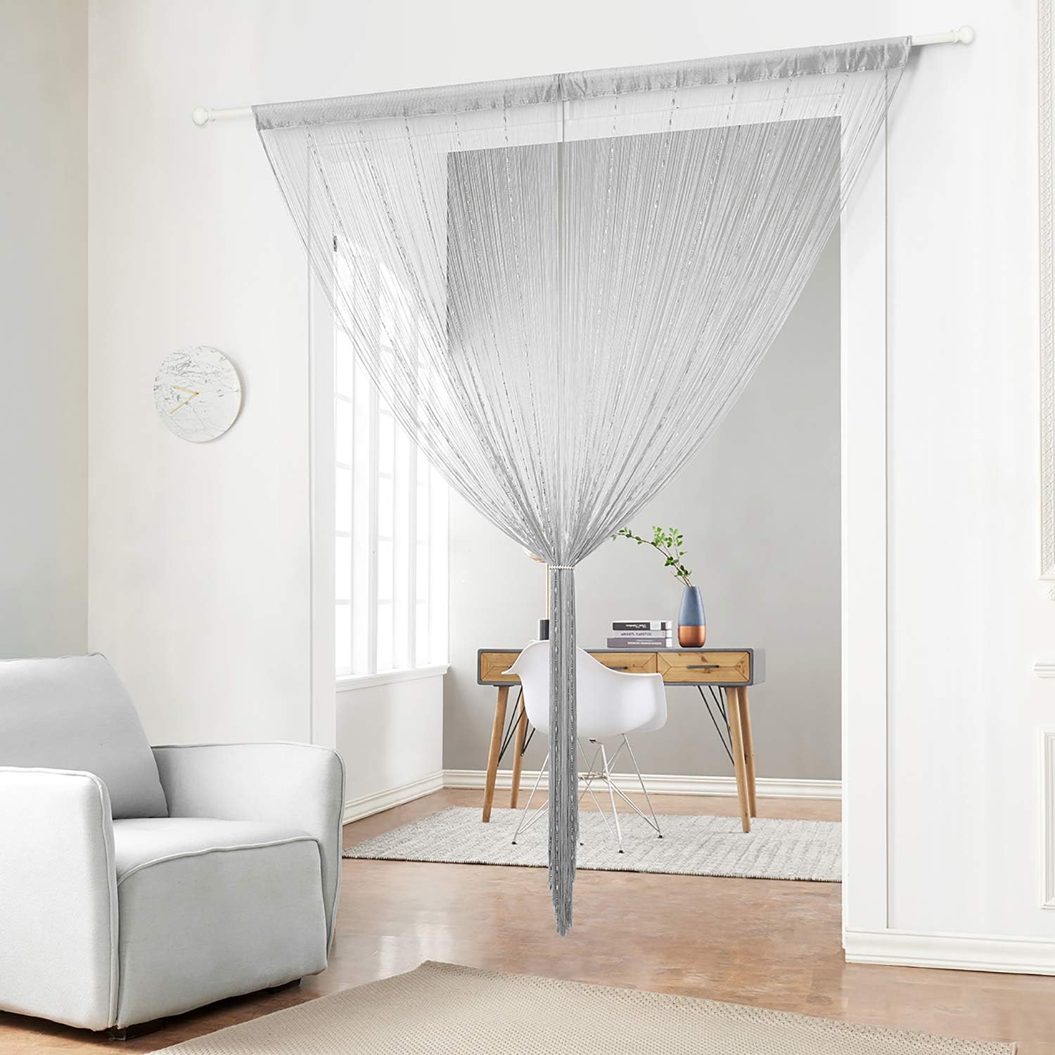 Taiyuhomes Beaded String Curtains Handmade Crystal Beads Door