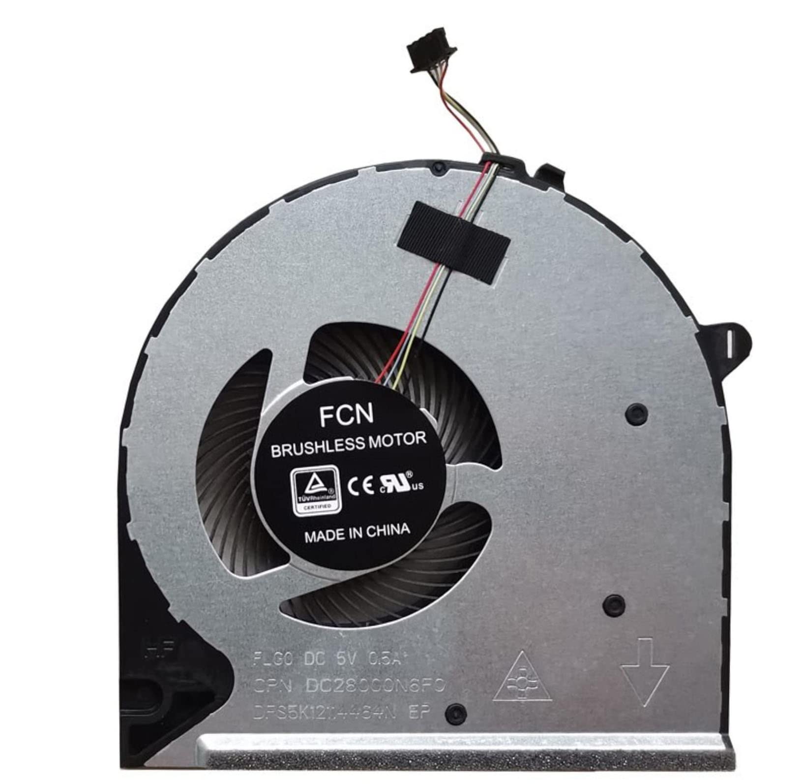 Fleshy Leaf CPU Cooling Fan Replacement for HP Pavilion 15-DU 15-DW 15s-du 15-DW0043DX 15s-du0096tu 15s-du0002TX 255 G8 250 G8 TPN-C139 Series DC28000N6F0 L52034-001 FLG0