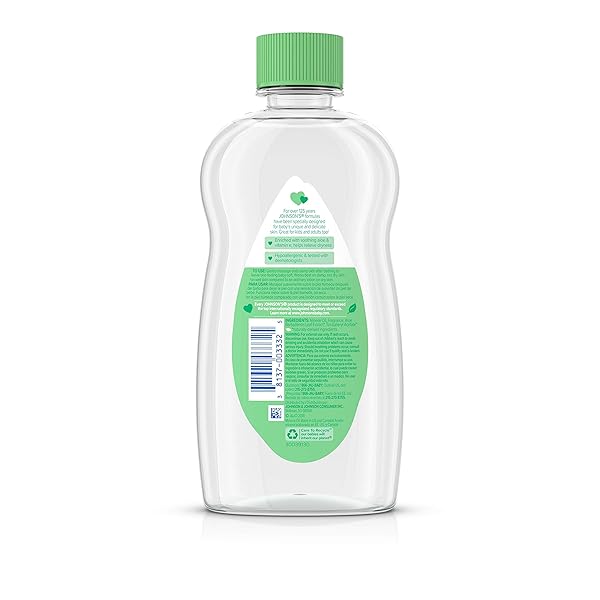 JOHNSON’S BABY JOHNSON & JOHNSON BABY OIL, ALOE VERA & VITAMIN E, MULTICOLOR, 14 FL OZ