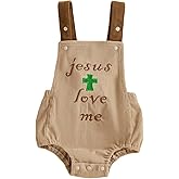 Ayalinggo Newborn Valentines Baby Girl Outfit Letter Print Bubble Romper One Piece Jumpsuit Infant Cute Overalls Clothes