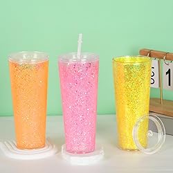Micellwuu 6 Pack 24Oz Acrylic Snow Globe